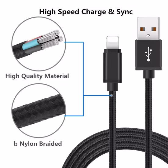 Accesorios de carga rápida para teléfono móvil de 8 pines para teléfono 12/11/13