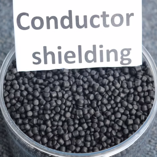 Material de blindaje de conductores semiconductores para cables de alimentación